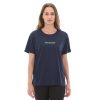 Columbia Cs0324 Csc W Centered Mını Logo Ss Tee Kadın T-Shirt Lacivert