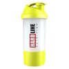 Hardline Shaker 600 ML Sarı – Shaker, Saklama Kabı ve Pillbox