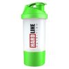Hardline Shaker 600 ML Yeşil – Shaker, Saklama Kabı ve Pillbox