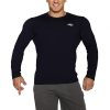 MuscleCloth Basic Uzun Kollu T-Shirt Lacivert – Erkek Spor Giyim