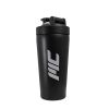 MuscleCloth Paslanmaz Çelik Shaker 739 ml Siyah – Shaker, Saklama Kabı ve Pillbox