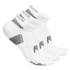 MuscleCloth Stay Fresh Çorap 3’Lü Paket Beyaz – Erkek Spor Giyim