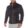 MuscleCloth Tam Fermuarlı Erkek Polar Antrasit – Erkek Spor Giyim