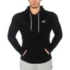 MuscleCloth Training Kapüşonlu Uzun Kollu T-Shirt Siyah – Erkek Spor Giyim