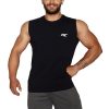 MuscleCloth Training Kolsuz T-Shirt Siyah – Erkek Spor Giyim
