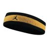 Nike Jordan M Headband Terry Black-Sanded Gold-Black Osfm Erkek Sa&ccedil; Bandı – Bileklik Sarı