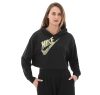 Nike W Nsw Flc Po Hoodıe Crop Dnc Kadın Sweatshirt Siyah