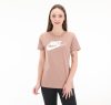 Nike W Nsw Tee Essntl Icon Futur Kadın T-Shirt Pembe