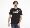 Puma Ess Logo Tee Erkek T-Shirt Siyah