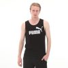 Puma Ess Tank  White Erkek T-Shirt Siyah