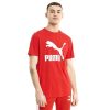 Puma Classics Logo Kısa Kollu T-Shirt Kırmızı – Erkek Spor Giyim