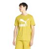 Puma Classics Logo Kısa Kollu T-Shirt Sarı – Erkek Spor Giyim