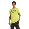 Reebok Big Logo Kısa Kollu T-Shirt Sarı – Erkek Spor Giyim