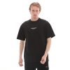Skechers M Graphic Tee Reflect Logo Oversize T-Shirt Erkek T-Shirt Siyah