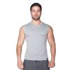 Supplementler.com Kolsuz T-Shirt Gri – Erkek Spor Giyim