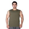 Supplementler.com Kolsuz T-Shirt Yeşil – Erkek Spor Giyim