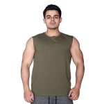 Supplementler.com Kolsuz T-Shirt Yeşil – Erkek Spor Giyim