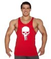 Supplementler.com Skull Fitness Atleti Kırmızı – Erkek Spor Giyim