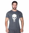 Supplementler.com Skull T-Shirt Gri – Erkek Spor Giyim