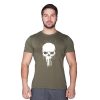 Supplementler.com Skull T-Shirt Yeşil – Erkek Spor Giyim