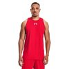 Under Armour Baseline Cotton Atlet Kırmızı Beyaz – Erkek Spor Giyim