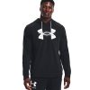 Under Armour Rival Terry Logo Hoodie Kapüşonlu Sweatshirt Siyah – Erkek Spor Giyim