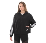adidas W Fı 3S Fz Kadın Ceket Siyah