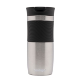 Contigo Byron Stainless Steel Termos 470 ml Gri – Shaker, Saklama Kabı ve Pillbox