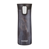 Contigo Pinnacle Couture Indigo Wood Termos  420 ml Mavi – Shaker, Saklama Kabı ve Pillbox