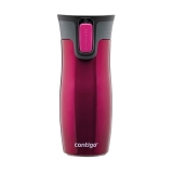 Contigo Westloop Raspberry Termos 470 ml Kırmızı – Shaker, Saklama Kabı ve Pillbox