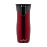 Contigo Westloop Red Termos 470 ml Kırmızı – Shaker, Saklama Kabı ve Pillbox