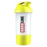 Hardline Shaker 600 ML Sarı – Shaker, Saklama Kabı ve Pillbox