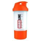 Hardline Shaker 600 ML Turuncu – Shaker, Saklama Kabı ve Pillbox