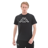 Kappa Logo Cromen Tk Erkek T-Shirt Siyah