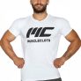 MuscleCloth Basic T-Shirt Beyaz – Erkek Spor Giyim