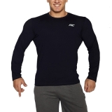 MuscleCloth Basic Uzun Kollu T-Shirt Lacivert – Erkek Spor Giyim