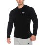 MuscleCloth Basic Uzun Kollu T-Shirt Siyah – Erkek Spor Giyim