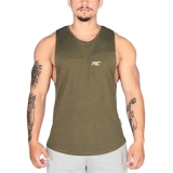 MuscleCloth Elite Kolsuz T-Shirt Haki – Erkek Spor Giyim