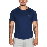 MuscleCloth Elite Reglan T-Shirt İndigo Mavi – Erkek Spor Giyim