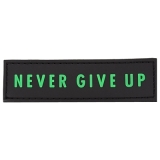 MuscleCloth Never Give Up Patch 11×3 Cm – Anahtarlık ve Takılar