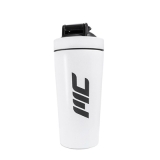 MuscleCloth Paslanmaz Çelik Shaker 739 ml Beyaz – Shaker, Saklama Kabı ve Pillbox