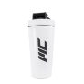 MuscleCloth Paslanmaz Çelik Shaker 739 ml Beyaz – Shaker, Saklama Kabı ve Pillbox
