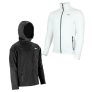 MuscleCloth Pro Softshell Mont + Tam Fermuarlı Erkek Polar Beyaz – Erkek Spor Giyim