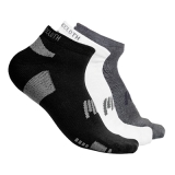 MuscleCloth Stay Fresh Çorap 3’Lü Paket Gri Beyaz Siyah – Erkek Spor Giyim