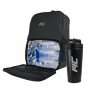 MuscleCloth Termo Sırt Çantası + Paslanmaz Çelik Shaker 739 ml Siyah – Fitness Aksesuarları