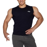 MuscleCloth Training Kolsuz T-Shirt Lacivert – Erkek Spor Giyim