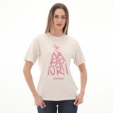Napapijri S-Moreno Ss W Kadın T-Shirt Bej