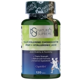 Nature’s Supreme Glucosamine Chondroitin MSM + Hyaluronic Acid 120 Tablet – Glukozamin&Eklem
