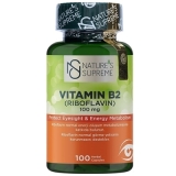 Nature’s Supreme Vitamin B2 100 Mg 100 Kapsül – Vitaminler