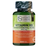 Nature’s Supreme Vitamin B5 500 Mg 100 Kapsül – Vitaminler